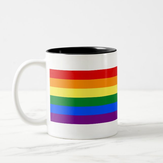 Taza Bicolor Orgullo arcoiris (Izquierda)