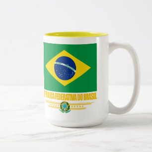 Taza Bicolor Orgullo brasileño
