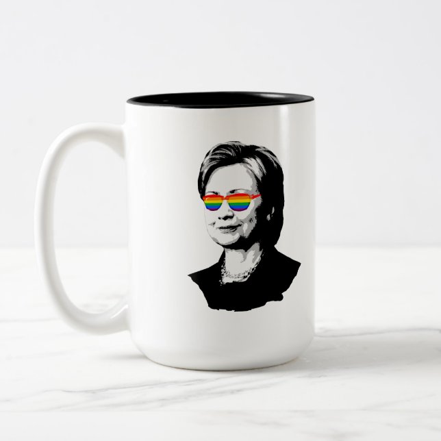 Taza Bicolor Orgullo de Hillary Clinton (Izquierda)