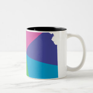 Taza Bicolor orgullo de kansas.