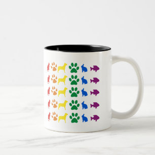 Taza Bicolor Orgullo de Mascota