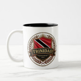 Taza Bicolor Orgullo de Trinidad y Tobago | Orgullo del Caribe