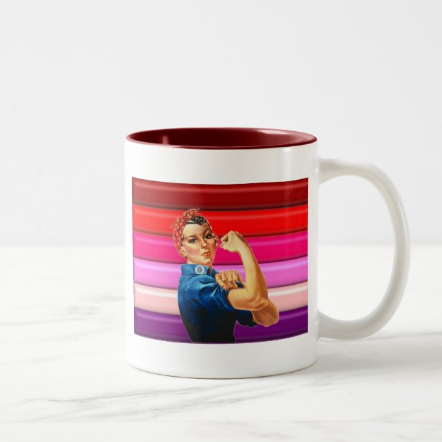 Taza Bicolor Orgullo lesbiano (Derecha)