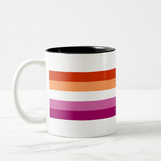 Taza Bicolor Orgullo lésbico (Izquierda)