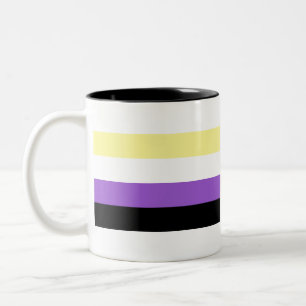 Taza Bicolor Orgullo no binario