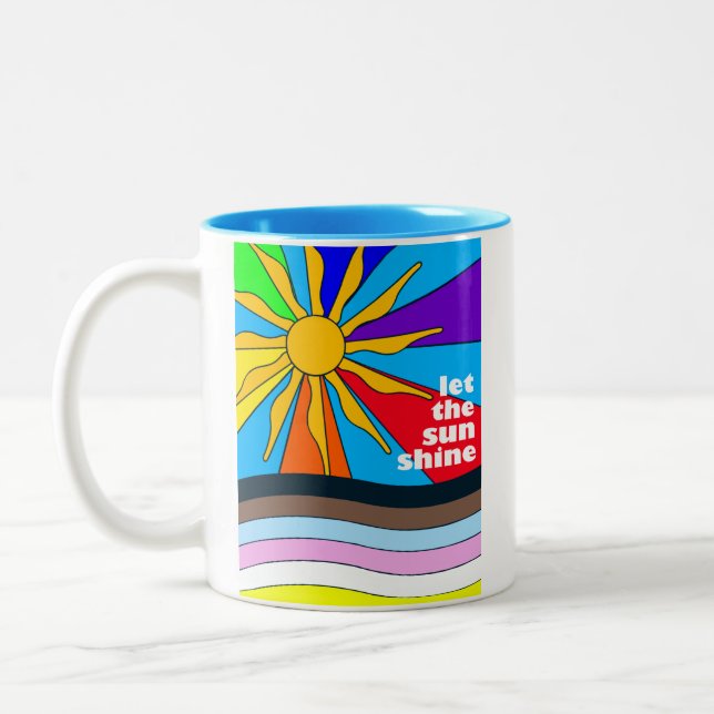 Taza Bicolor Orgullo Shine Mug (Izquierda)