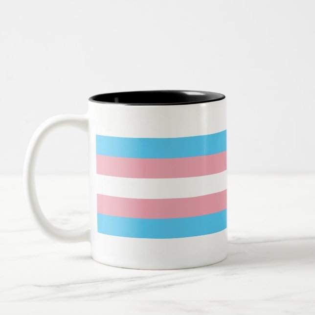 Taza Bicolor Orgullo transgénero (Izquierda)