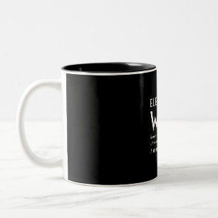 Taza Bicolor Orgullosa Esposa Electricista De Una Cita Electric