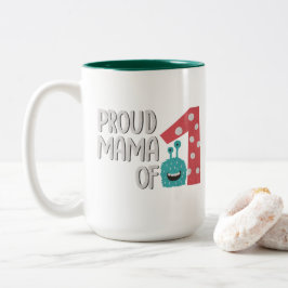 Taza Bicolor Orgullosa mamá de uno