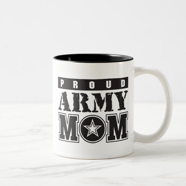 Taza Bicolor Orgullosa mamá Mug (Derecha)