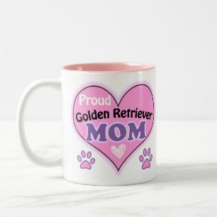 Taza Bicolor Orgullosa mamá recuperadora de oro