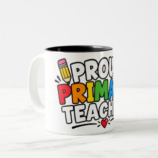 Taza Bicolor Orgullosa profesora de primaria