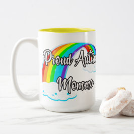 Taza Bicolor Orgulloso autismo mami