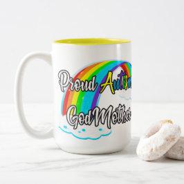 Taza Bicolor Orgulloso autismo padrino