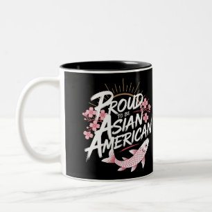 Taza Bicolor Orgulloso de ser una América asiática