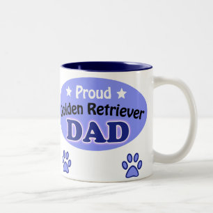 Taza Bicolor Orgulloso Golden Retriever Dad