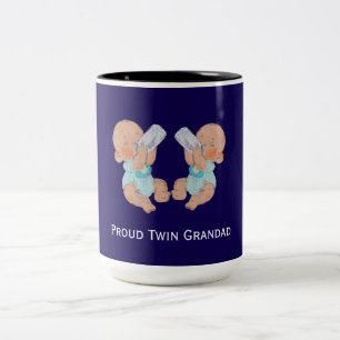 Taza Bicolor Orgulloso Twin Grandad