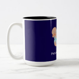 Taza Bicolor Orgulloso Twin Grandad