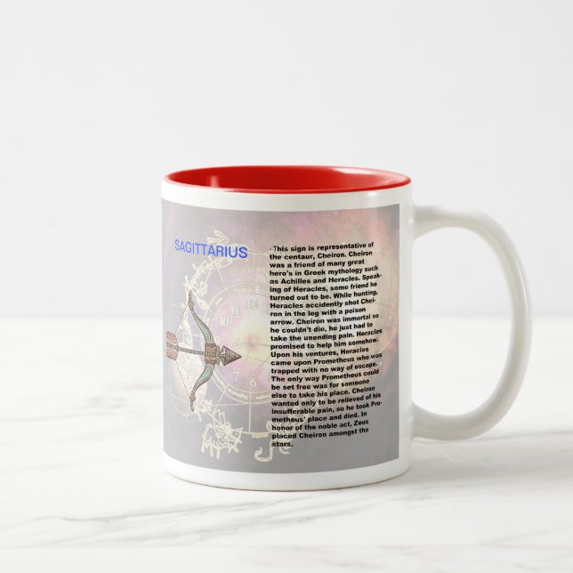 Taza Bicolor Origen sagitario Mug (Derecha)