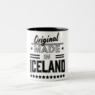 Taza Bicolor Original hecho en Islandia