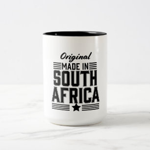 Taza Bicolor Original hecho en Sudáfrica