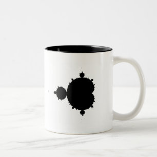 Taza Bicolor Original Mandelbrot Set 01 - Fractal Mug