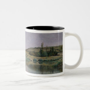 Taza Bicolor Orilla del lago Bourget