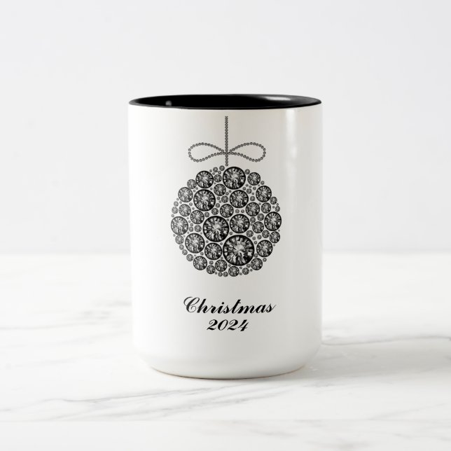 Taza Bicolor Ornamento de navidades 2024 (Centro)