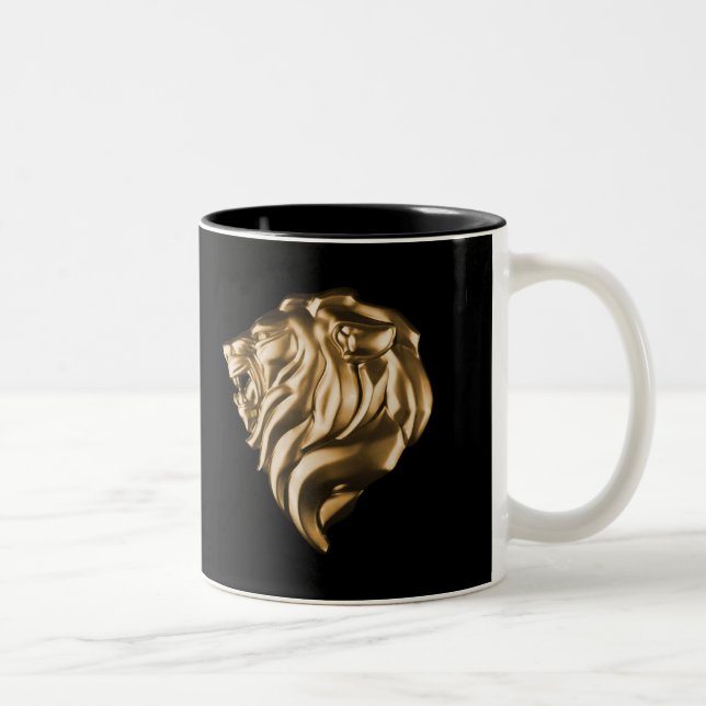 Taza Bicolor Oro del león (Derecha)