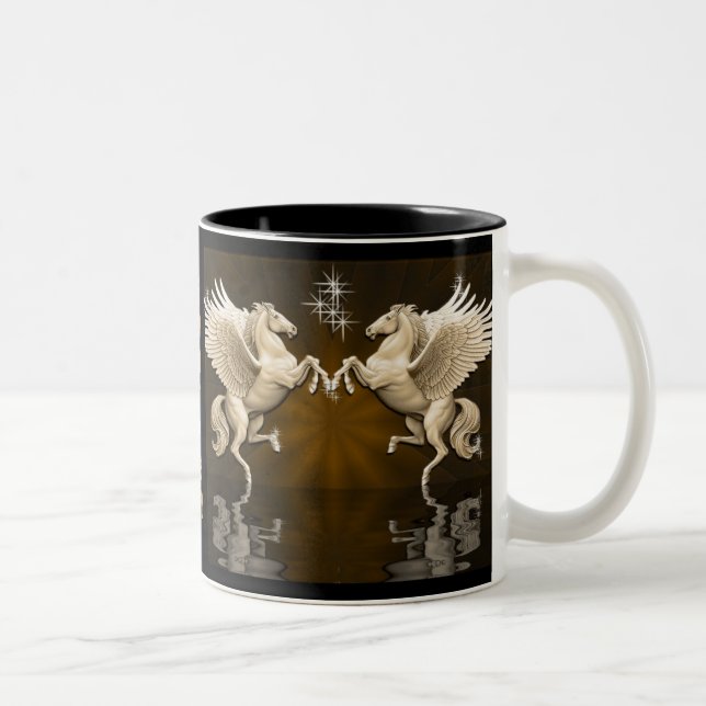 Taza Bicolor Oro Pegasus Reflections Coffee Mug (Derecha)