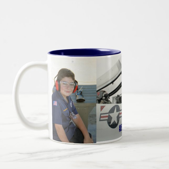 Taza Bicolor oso Alex (Izquierda)