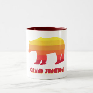 Taza Bicolor Oso Arcoíris de Grand Junction Colorado