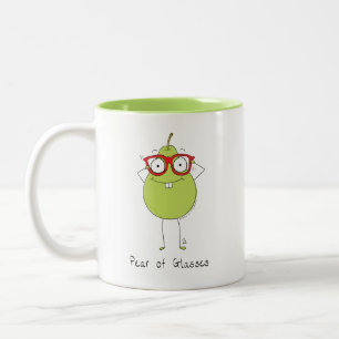 Taza Bicolor Oso de gafas Optomotrista