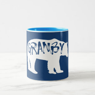 Taza Bicolor Oso de Granby Colorado