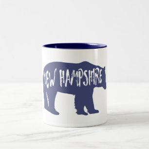 Taza Bicolor Oso de Hampshire