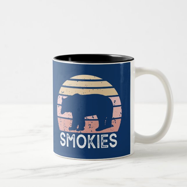 Taza Bicolor Oso de las Smokies (Derecha)