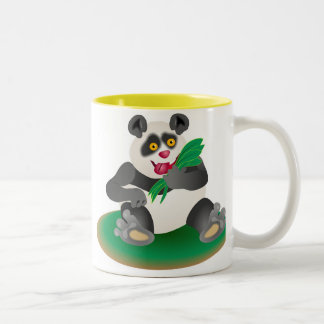 Taza Bicolor Oso de panda