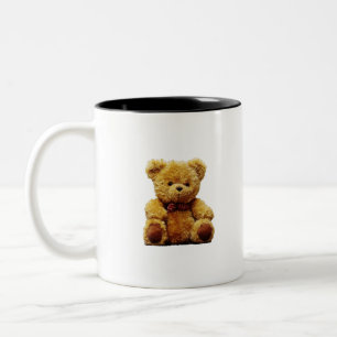 Taza Bicolor Oso de peluche