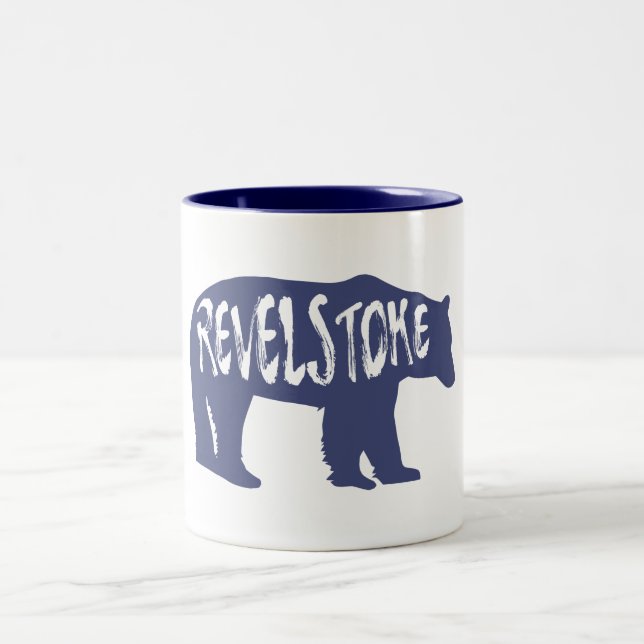 Taza Bicolor Oso de Revelstoke (Centro)