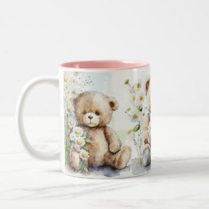 Taza Bicolor Oso de Teddy