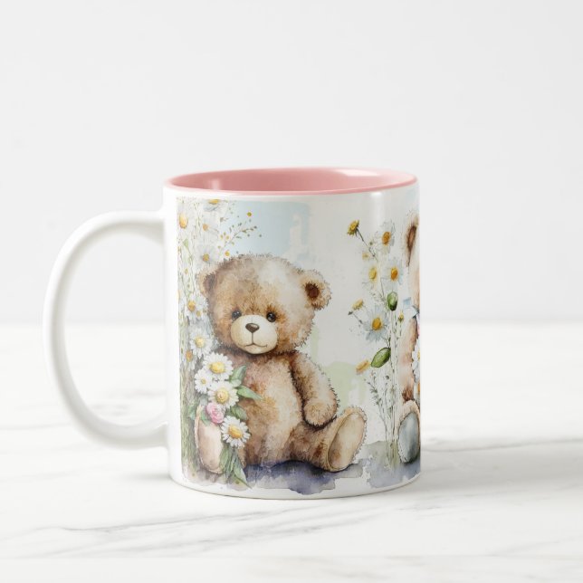 Taza Bicolor Oso de Teddy (Izquierda)