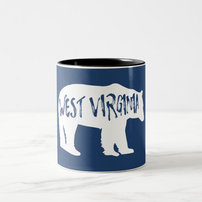 Taza Bicolor Oso de Virginia Occidental (Centro)