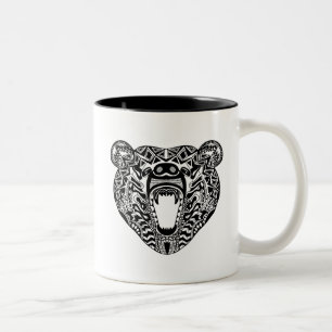 Taza Bicolor Oso del estilo