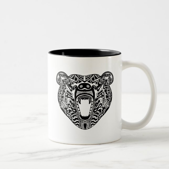 Taza Bicolor Oso del estilo (Derecha)