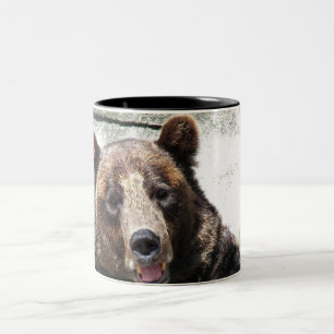 Taza Bicolor Oso feliz