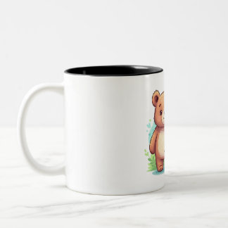 Taza Bicolor Oso Grande y Pequeño Oso Abrazados – Niños Adorabl