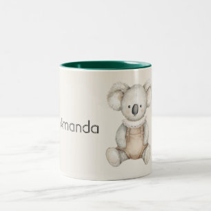 Taza Bicolor Oso Koala Adorable