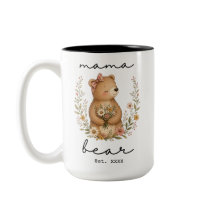 Oso Mamá para el Día de la Madre Cumpleaños de Mam