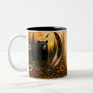 Taza Bicolor Oso Negro Patrimonio Indígena
