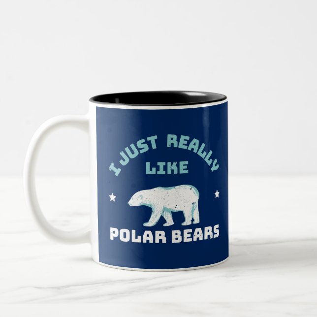 Taza Bicolor Oso polar (Izquierda)